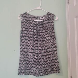 Calvin Klein Women's Black and White blouse